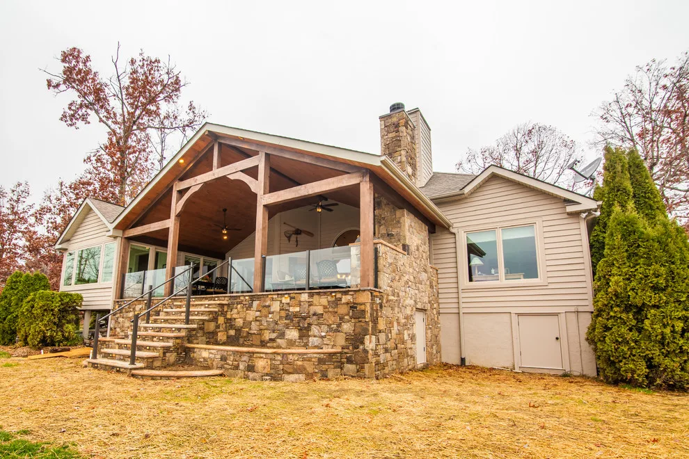 Timber Frame Porch by FFG by Sunset Builders - Photo 4