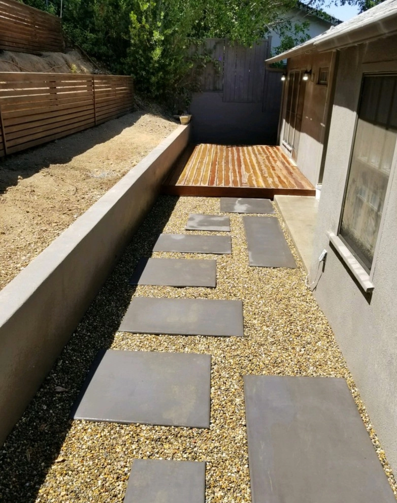 Narrow Back Yard with Steep Slope by Ketti Kupper Conscious Life Design - Photo 3