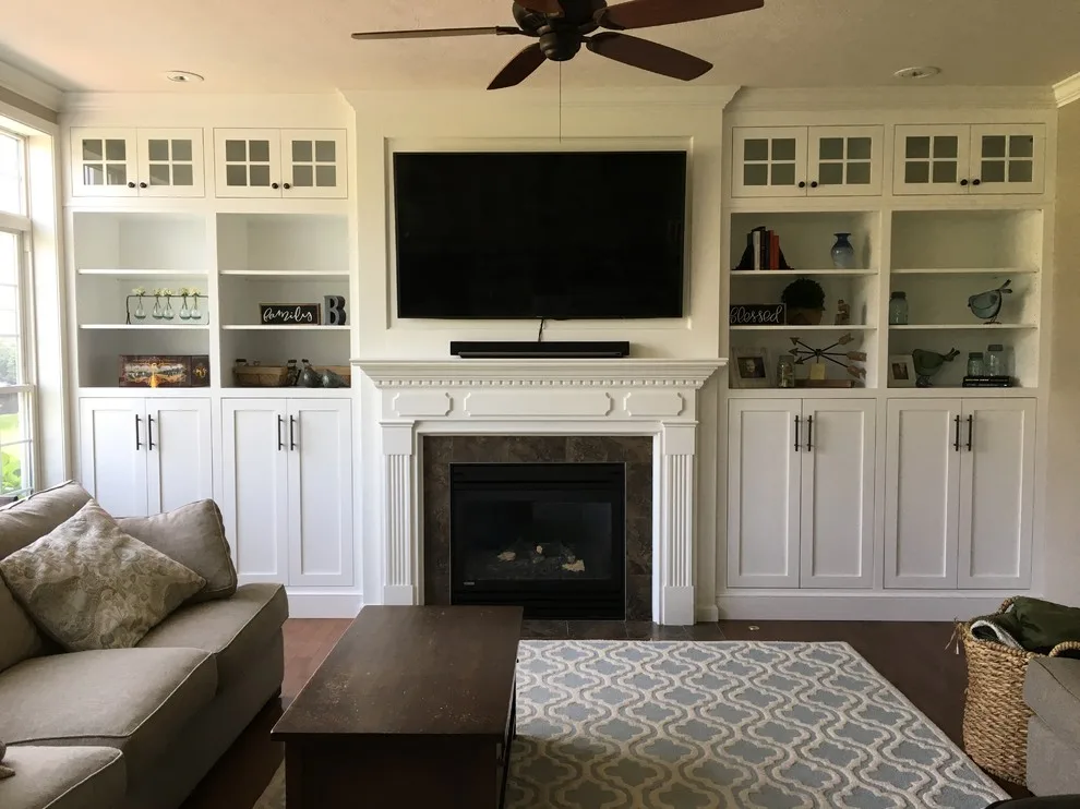 Built-in Bookshelves for Fireplace by Straight Edge Construction Group - Photo 2