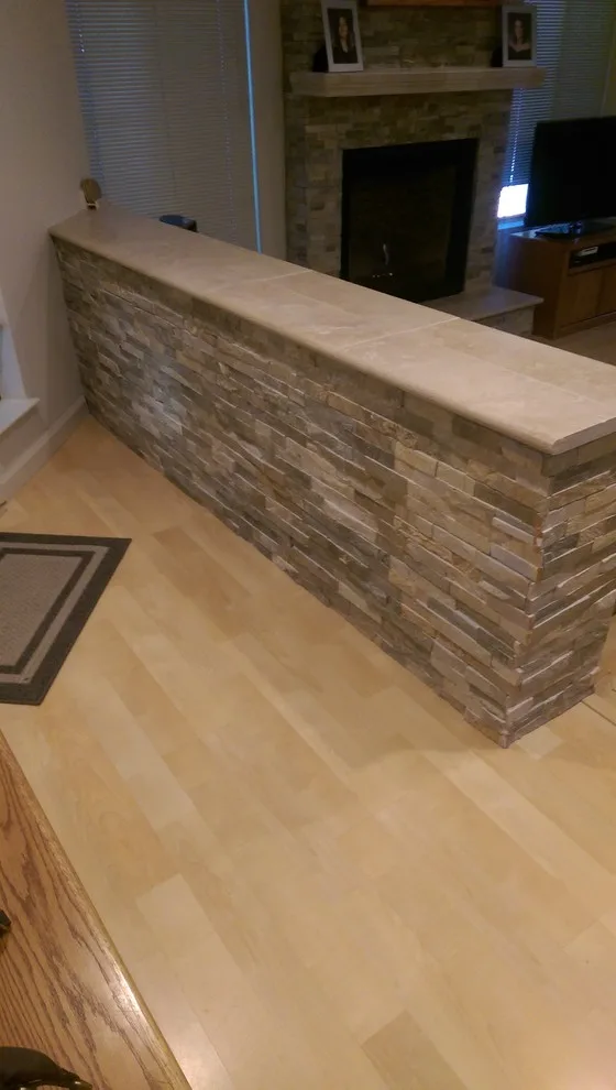 Dublin Stacked Stone Hearth by Visionary Home Remodeling Inc. - Photo 4