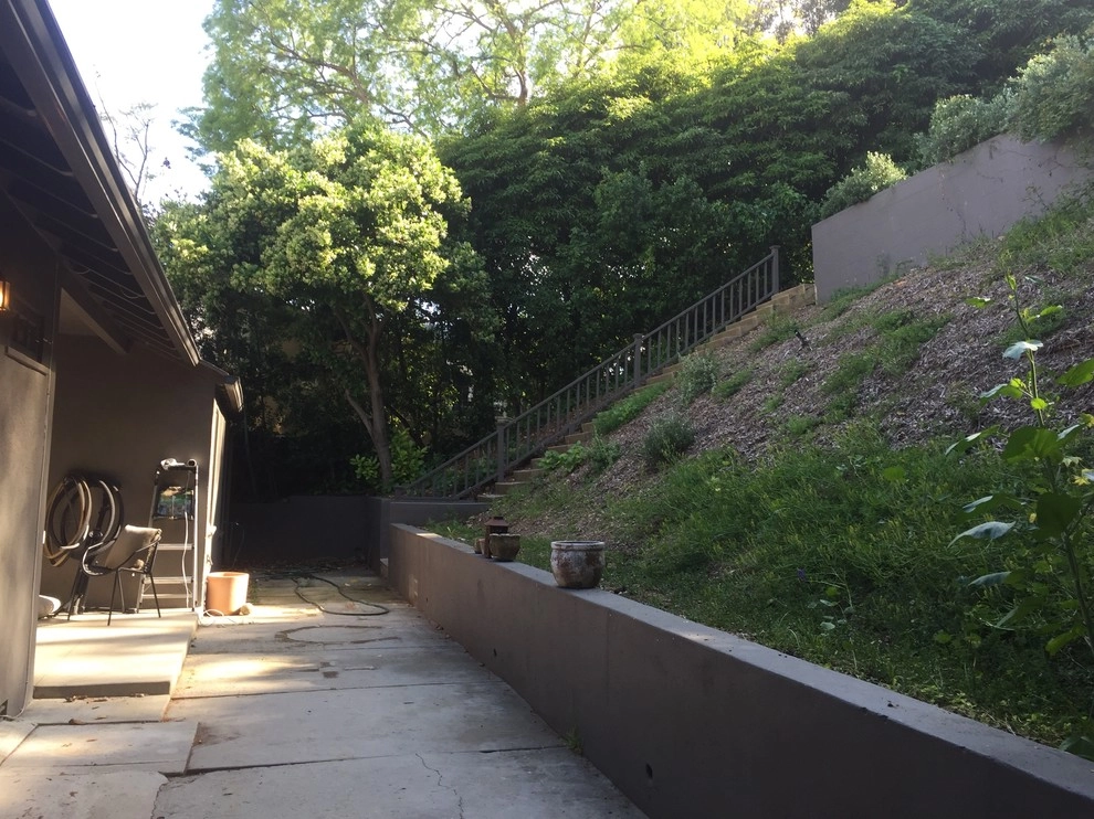 Narrow Back Yard with Steep Slope by Ketti Kupper Conscious Life Design - Photo 9