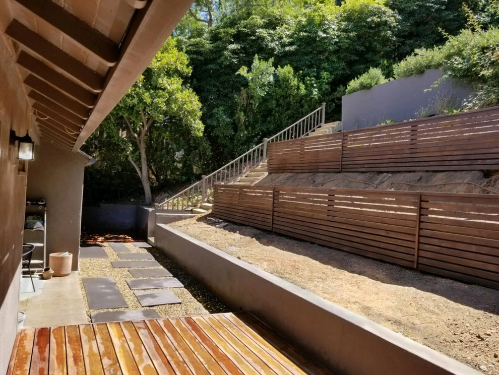 Narrow Back Yard with Steep Slope by Ketti Kupper Conscious Life Design - Photo 11