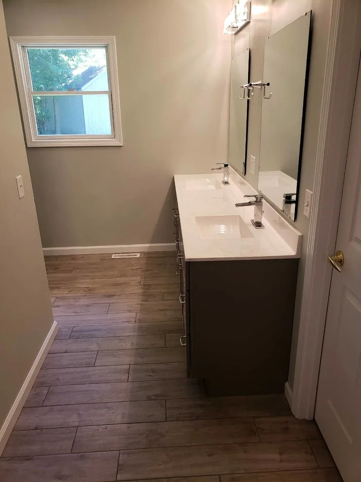 Spacious Tiled Shower by Cornerstone Builders Of Terre Haute, Inc. - Photo 5