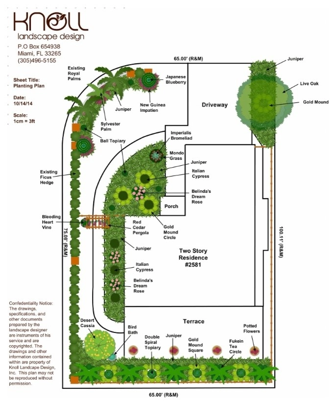 Our CAD Designs by Knoll Landscape Design Miami - Photo 2
