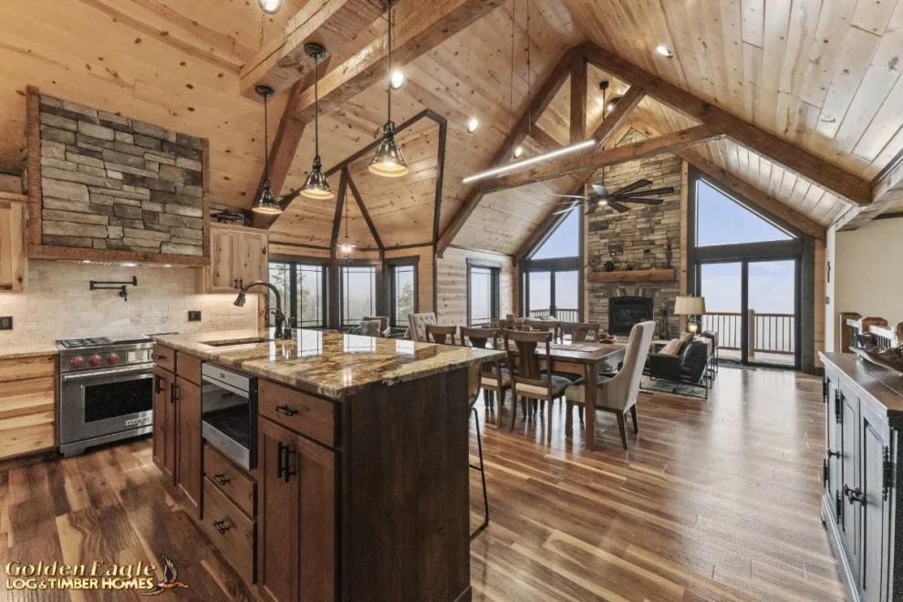 Bespoke High-End Kitchens by Golden Eagle Log & Timber Homes - Photo 148