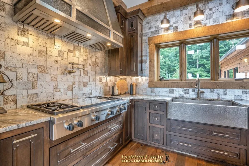 Bespoke High-End Kitchens by Golden Eagle Log & Timber Homes - Photo 5