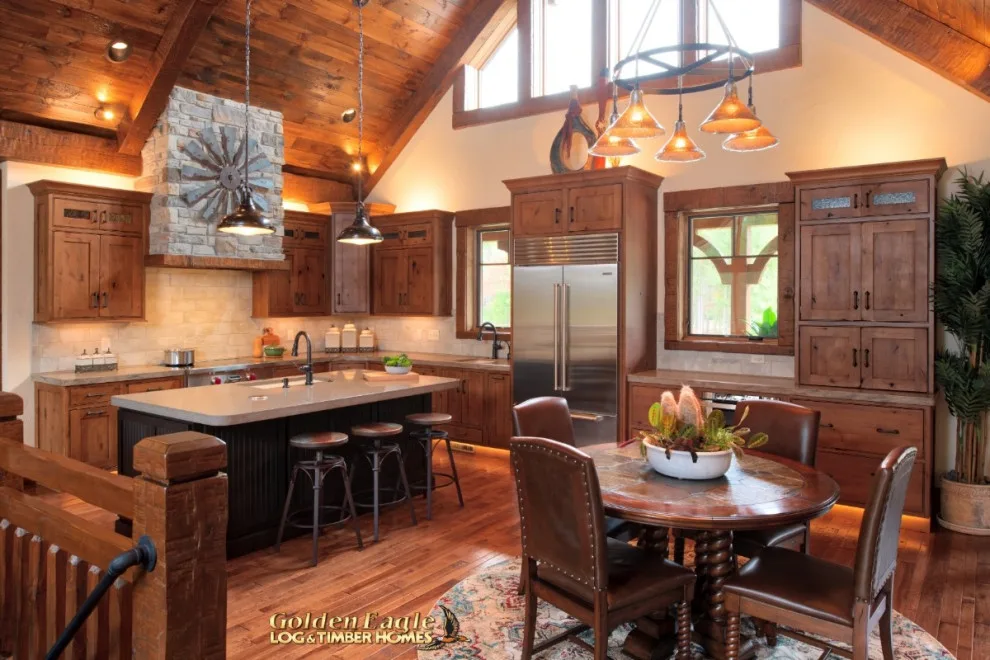 Bespoke High-End Kitchens by Golden Eagle Log & Timber Homes - Photo 59