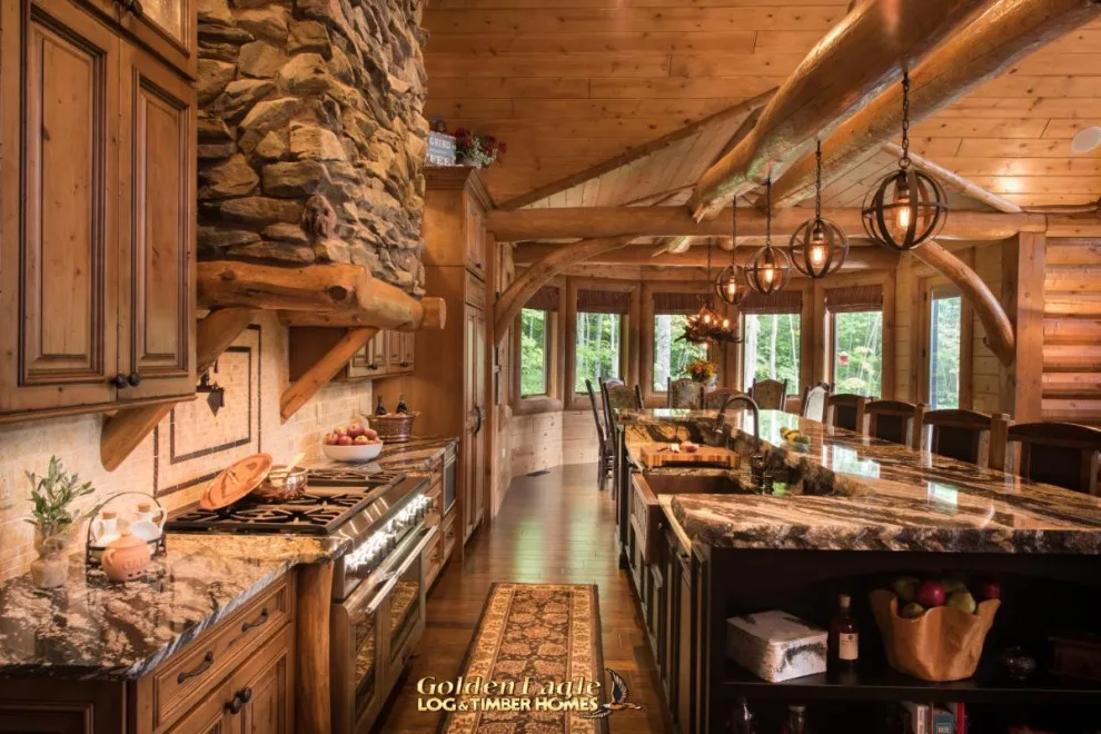 Bespoke High-End Kitchens by Golden Eagle Log & Timber Homes - Photo 111