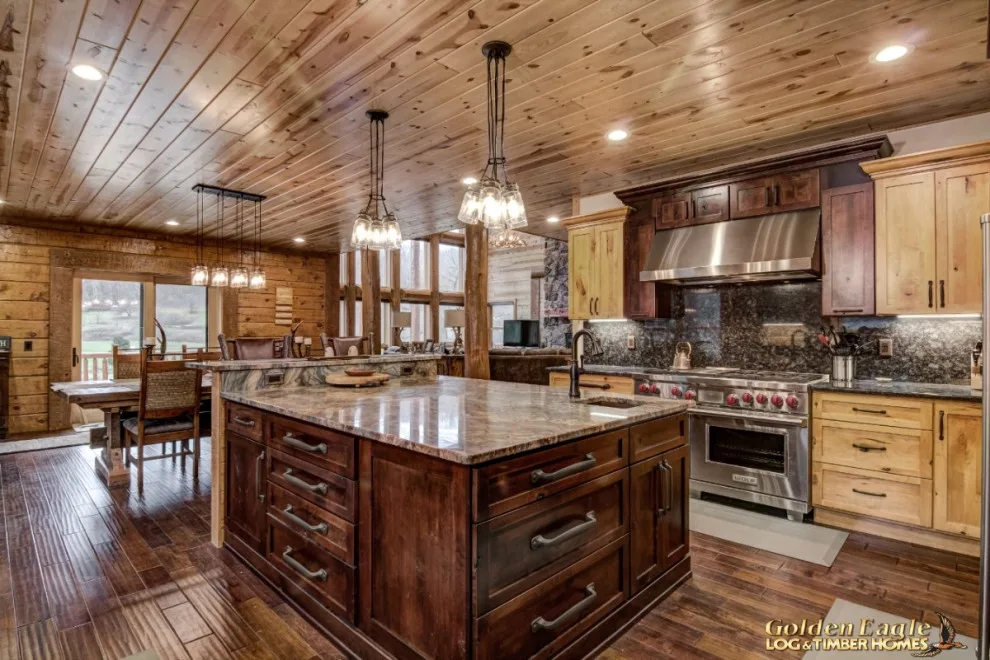 Bespoke High-End Kitchens by Golden Eagle Log & Timber Homes - Photo 146