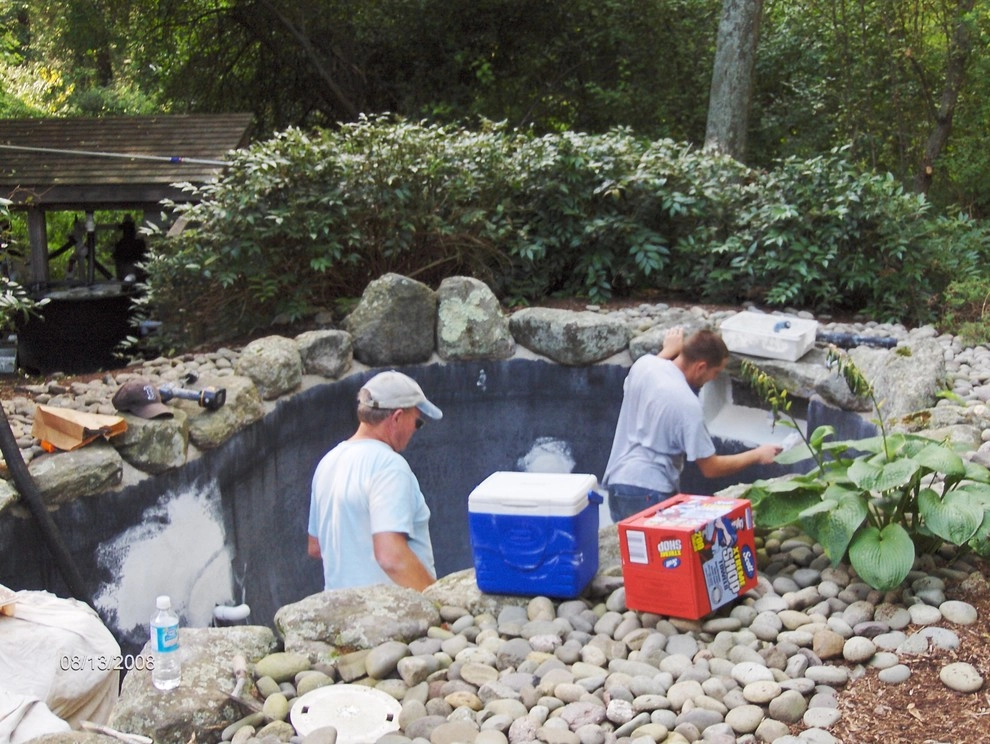Old Cement Pond Renovated by Koi Villa Water Garden Center - Photo 3