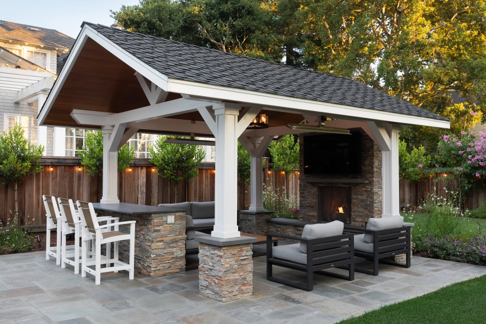 Burlingame Outdoor Living Room by Kristen Rudger Landscape Design - Photo 3