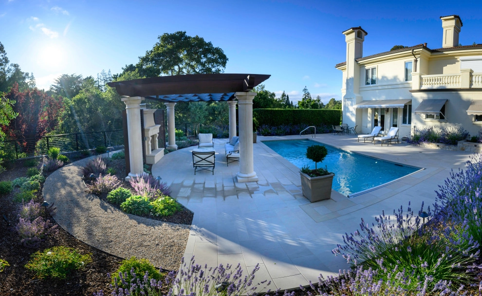 French Country Poolside by Kristen Rudger Landscape Design - Photo 4