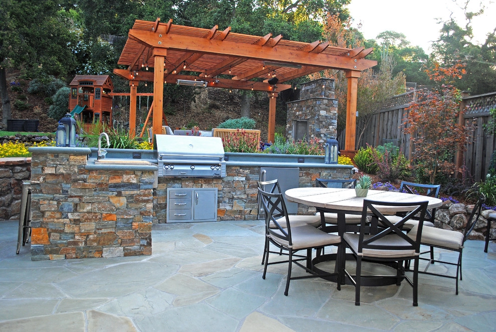 San Carlos Fabulous outdoor kitchen by Kristen Rudger Landscape Design - Photo 5