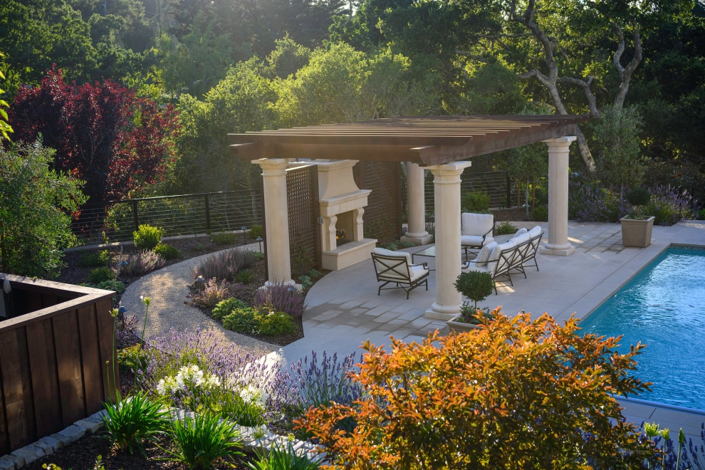 French Country Poolside by Kristen Rudger Landscape Design - Photo 8