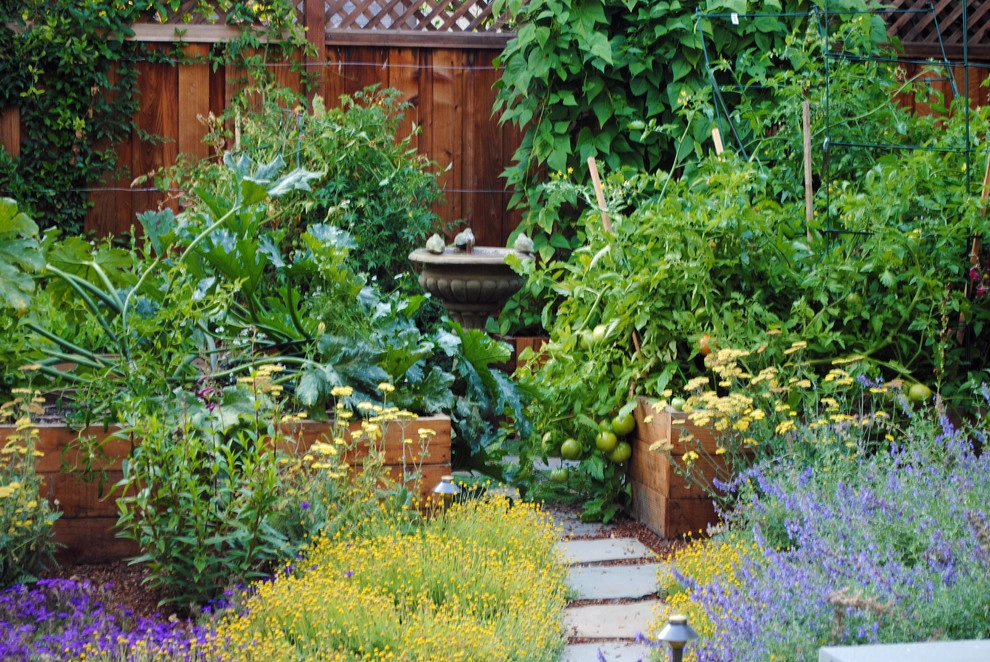Burlingame Backyard Vegetable Garden by Kristen Rudger Landscape Design - Photo 8