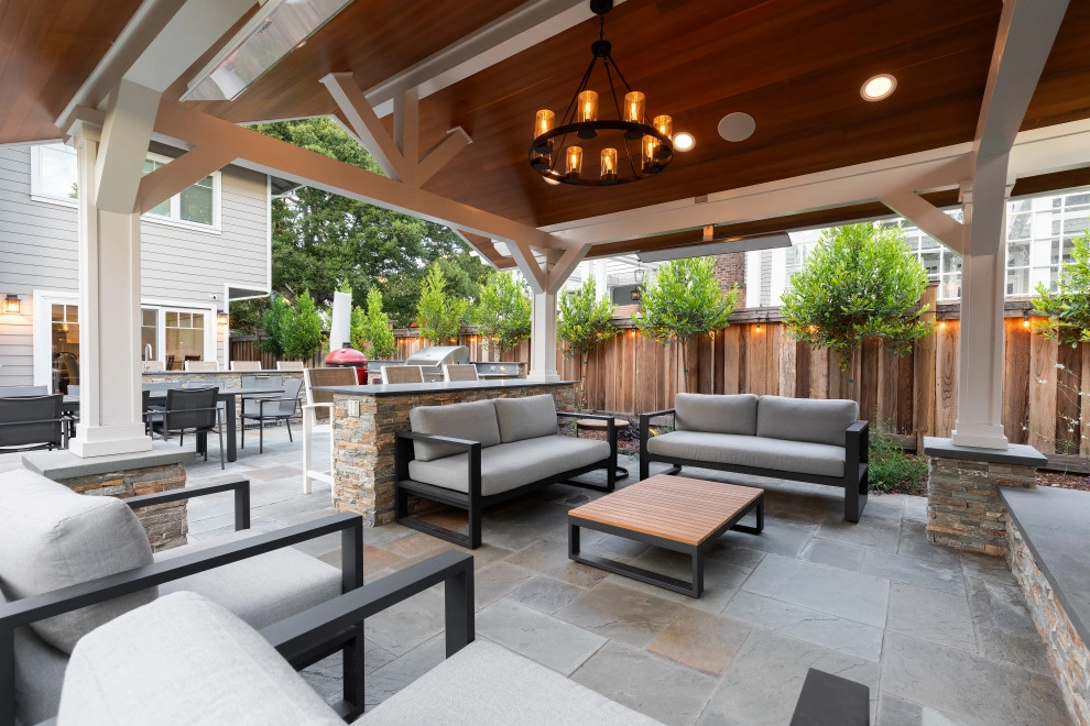 Burlingame Outdoor Living Room by Kristen Rudger Landscape Design - Photo 4