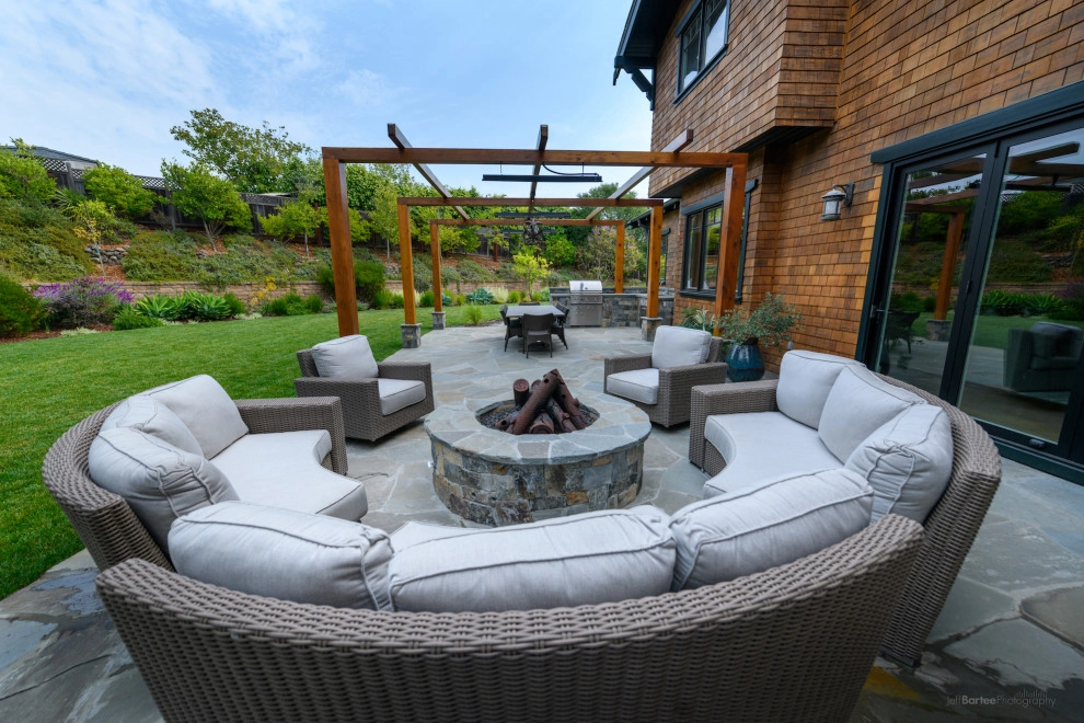Hillsborough Outdoor Living Room by Kristen Rudger Landscape Design - Photo 12