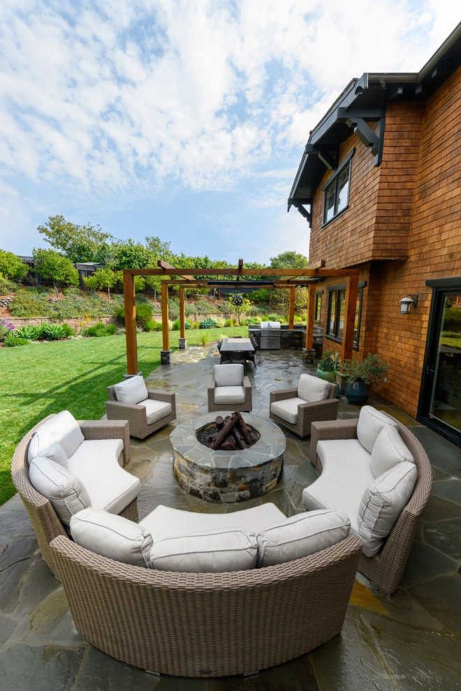 Hillsborough Outdoor Living Room by Kristen Rudger Landscape Design - Photo 17