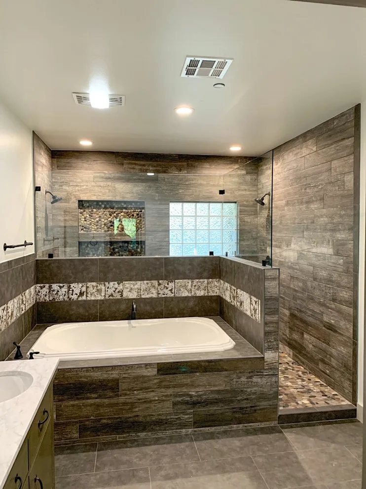 Contemporary Bathroom Renovation by Westrock Construction - Photo 3