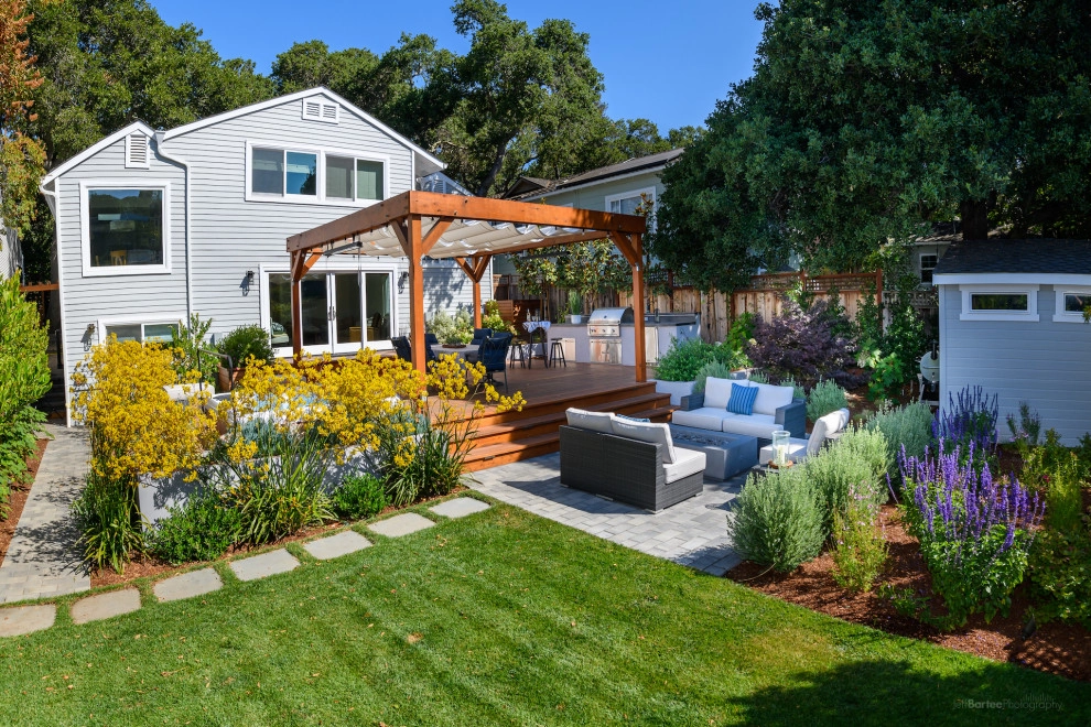 Belmont Outdoor Livingroom by Kristen Rudger Landscape Design - Photo 2
