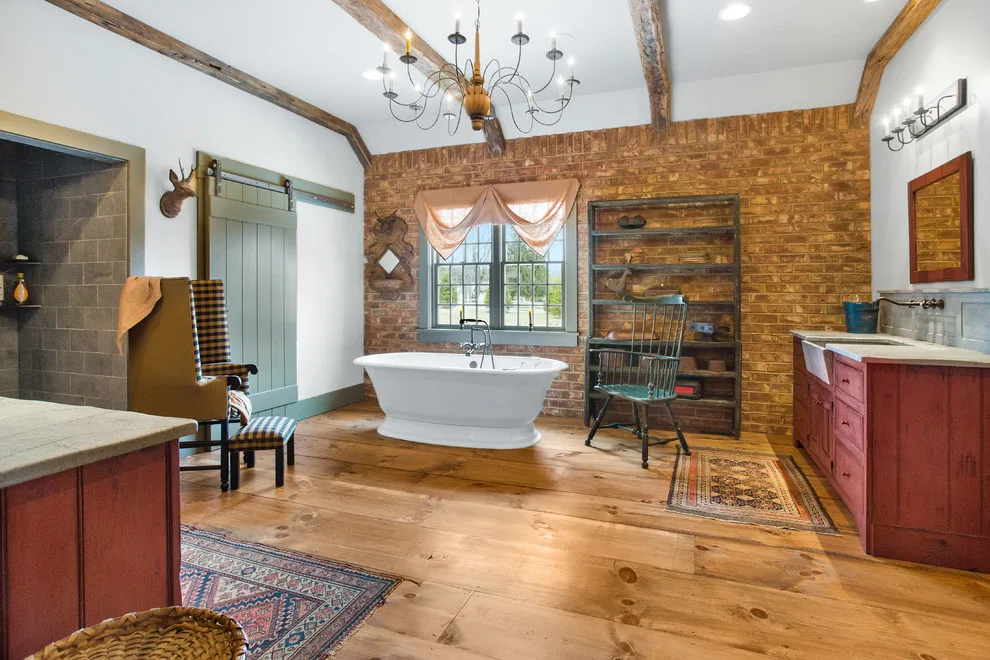 Rustic Cabin Master Bedroom Expansion by Farinelli Construction, Inc. - Photo 6
