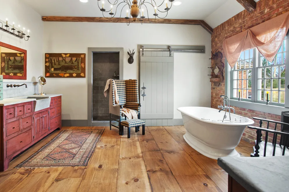 Rustic Cabin Master Bedroom Expansion by Farinelli Construction, Inc. - Photo 23