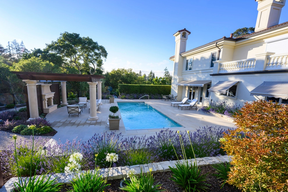 French Country Poolside by Kristen Rudger Landscape Design - Photo 5