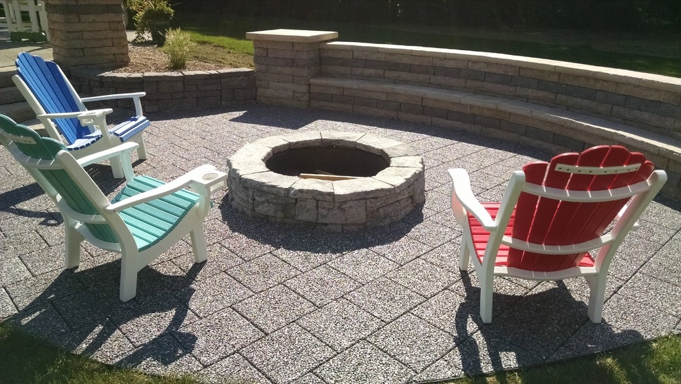 Backyard Pool, Fire Ring, & Retaining Walls - Osceola by Kuert Outdoor Living - Photo 2