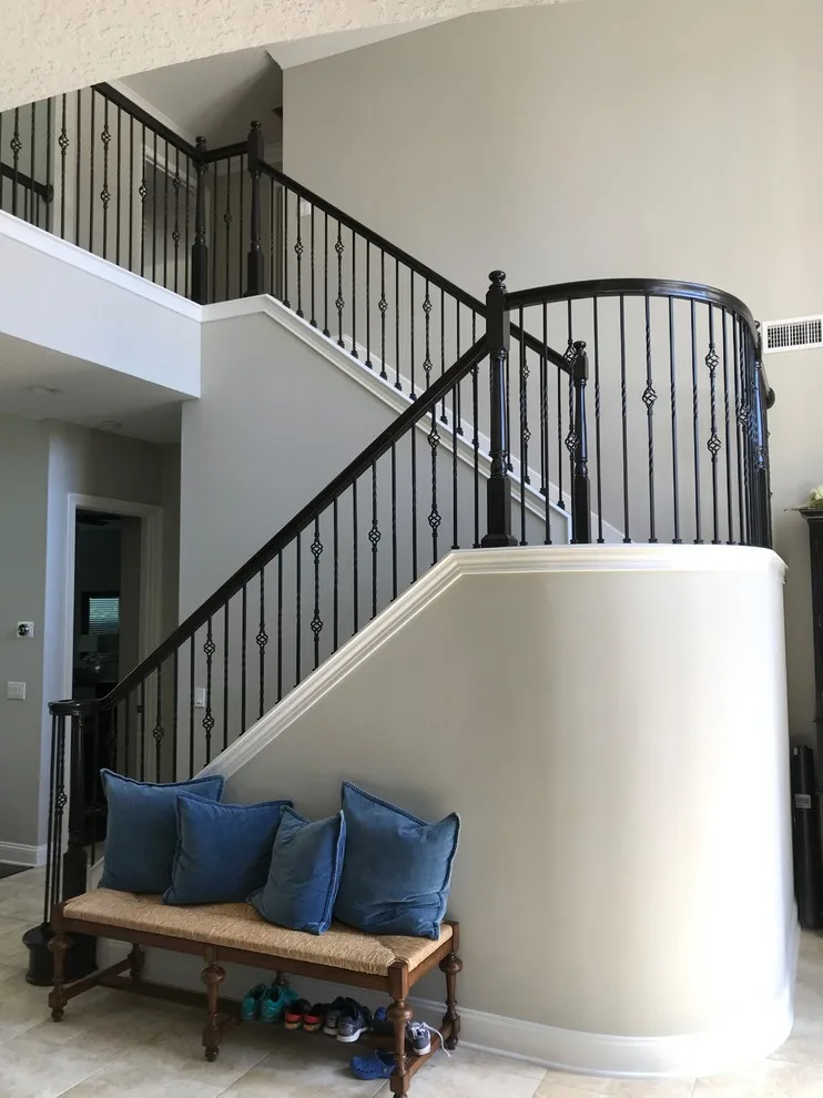 Wrought Iron Stair Renovations by Elite Construction Of Jax, Inc. - Photo 21