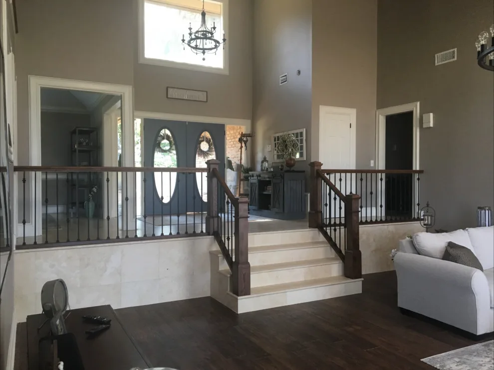 Wrought Iron Stair Renovations by Elite Construction Of Jax, Inc. - Photo 11