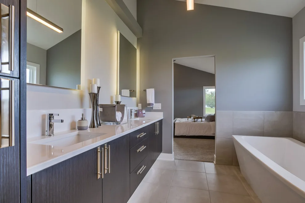 Contemporary and Roomy 1.5 Story Emphasizing Functionality and Organization by Sierra Homes (Omaha, NE) - Photo 37