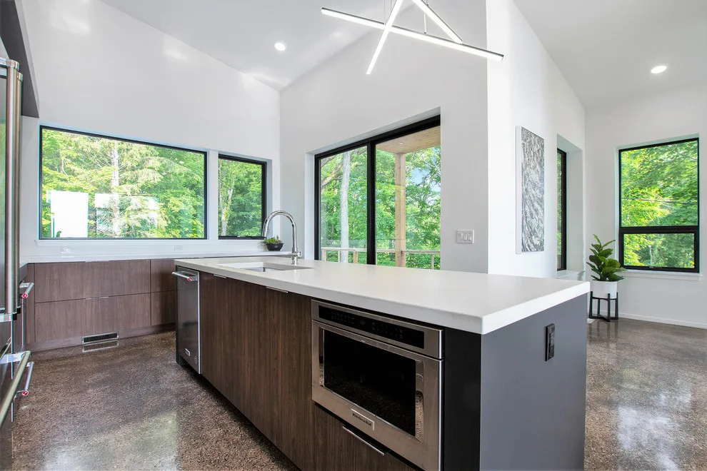 Contemporary Concrete Residence by R-Value Homes - Photo 24