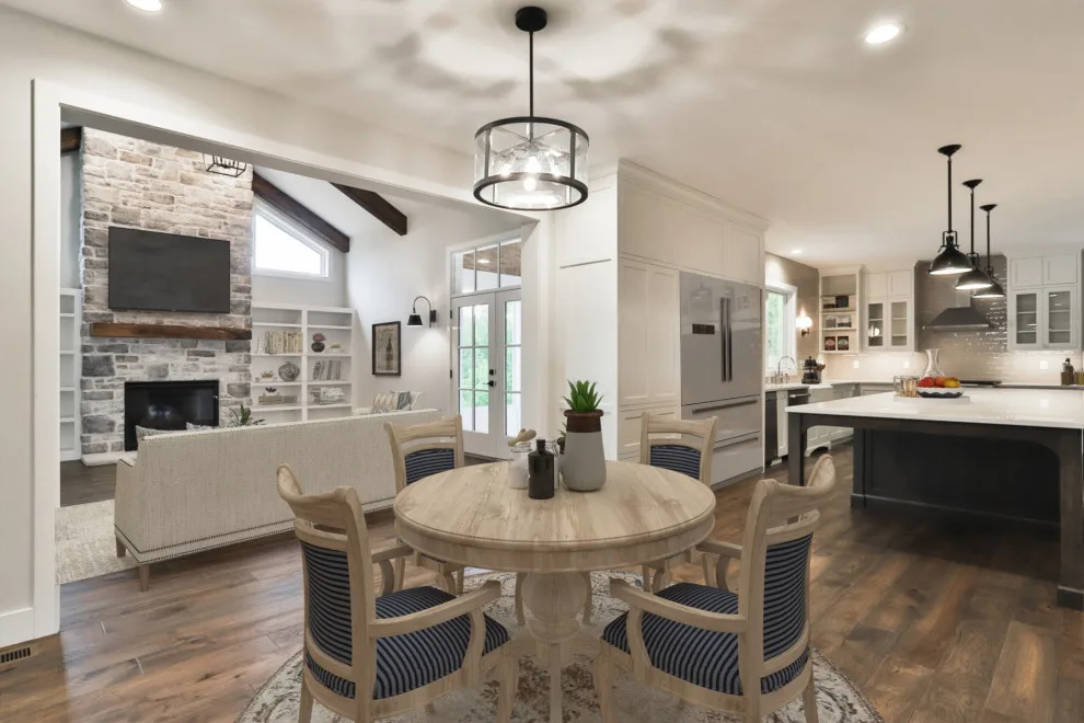 Contemporary Farmhouse Enhanced with Reclaimed Materials by Hibbs Luxury Homes - St Louis, MO - Photo 33