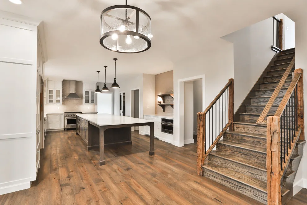 Contemporary Farmhouse Enhanced with Reclaimed Materials by Hibbs Luxury Homes - St Louis, MO - Photo 31
