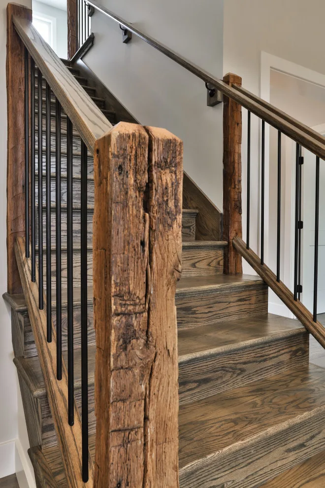 Contemporary Farmhouse Enhanced with Reclaimed Materials by Hibbs Luxury Homes - St Louis, MO - Photo 10