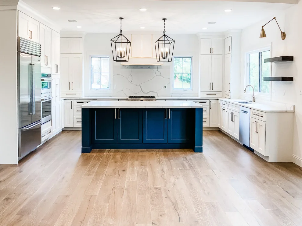 Contemporary Farmhouse Designed with Chic Coastal Elements by Hibbs Luxury Homes - St Louis, MO - Photo 20