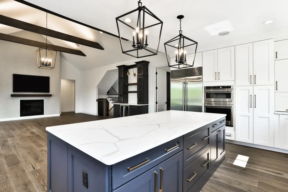 Contemporary Farmhouse Designed with Chic Coastal Elements by Hibbs Luxury Homes - St Louis, MO - Photo 14