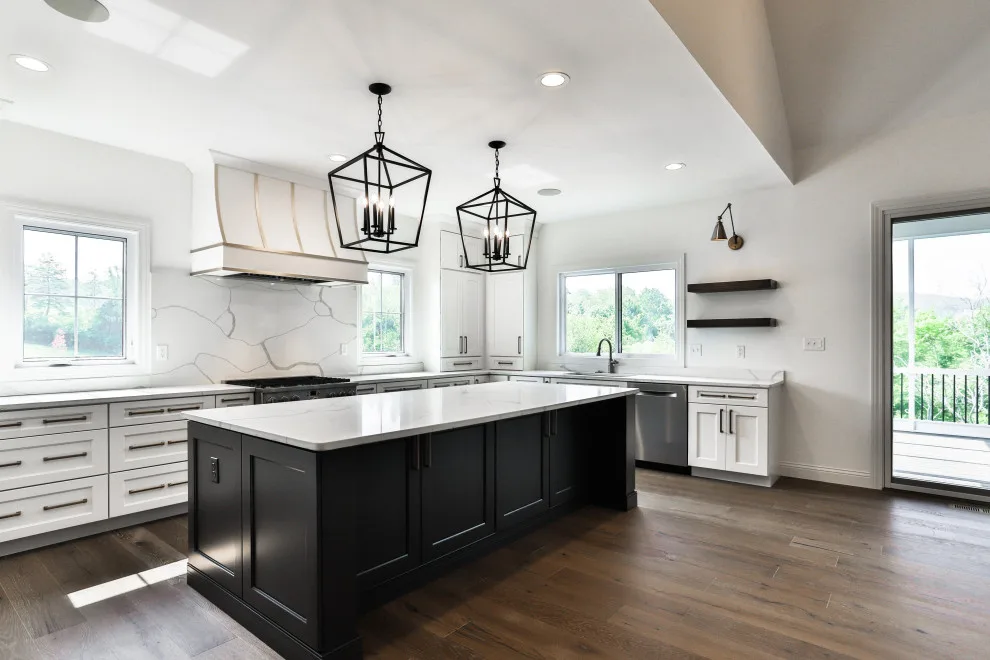 Contemporary Farmhouse Designed with Chic Coastal Elements by Hibbs Luxury Homes - St Louis, MO - Photo 36