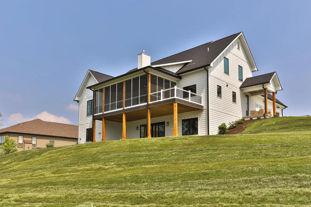 Contemporary Farmhouse Designed with Chic Coastal Elements by Hibbs Luxury Homes - St Louis, MO - Photo 34