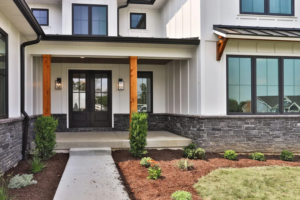 Contemporary Farmhouse Designed with Chic Coastal Elements by Hibbs Luxury Homes - St Louis, MO - Photo 5