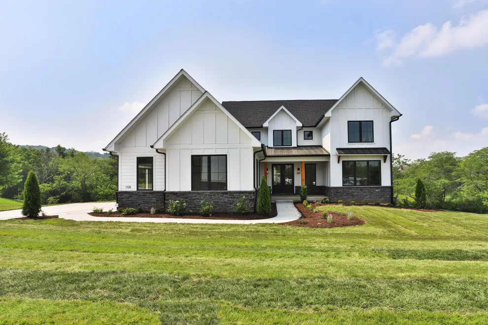 Contemporary Farmhouse Designed with Chic Coastal Elements by Hibbs Luxury Homes - St Louis, MO - Photo 8
