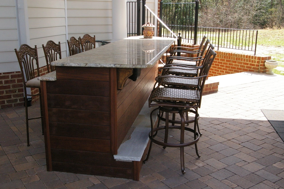 Before & After: Custom Outdoor Living Area by LandArt Associates, LLC. - Photo 9