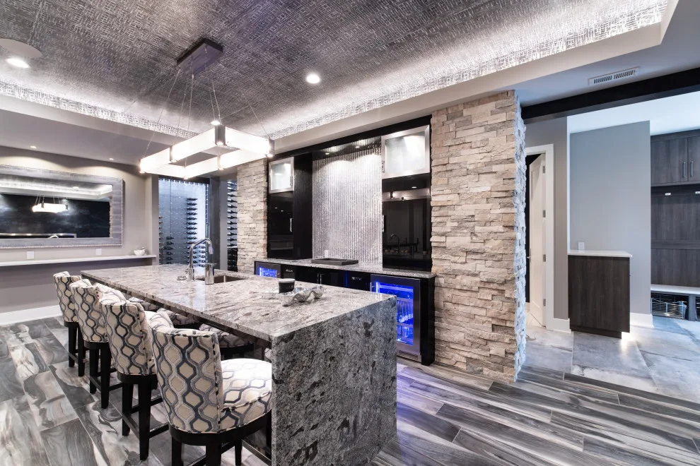Vibrant and Unique Basement Renovation by Bloomfield Custom Homes - Photo 12