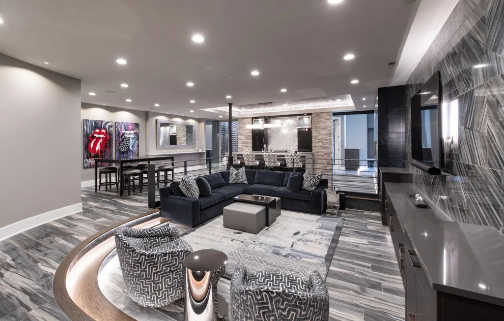 Vibrant and Unique Basement Renovation by Bloomfield Custom Homes - Photo 13
