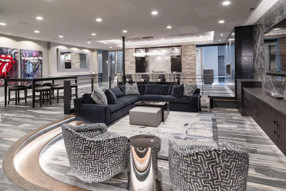 Vibrant and Unique Basement Renovation by Bloomfield Custom Homes - Photo 20