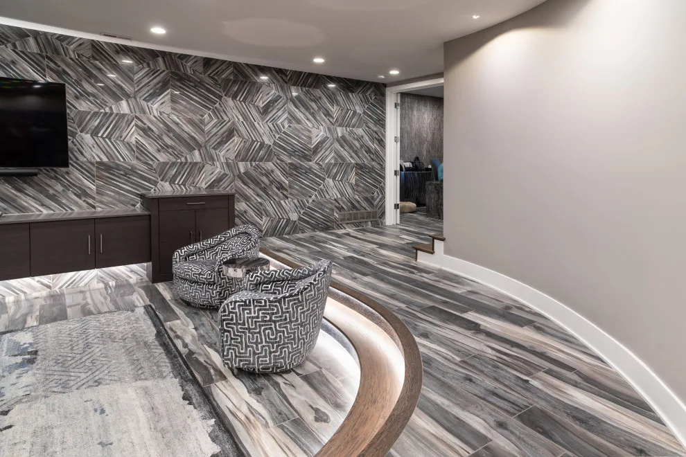 Vibrant and Unique Basement Renovation by Bloomfield Custom Homes - Photo 3