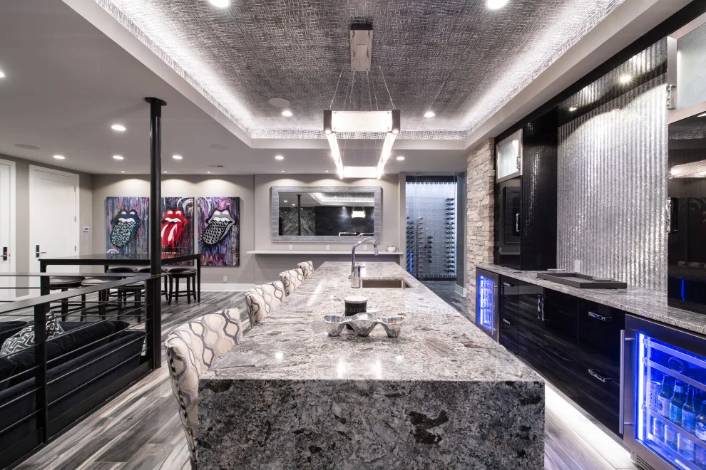 Vibrant and Unique Basement Renovation by Bloomfield Custom Homes - Photo 5
