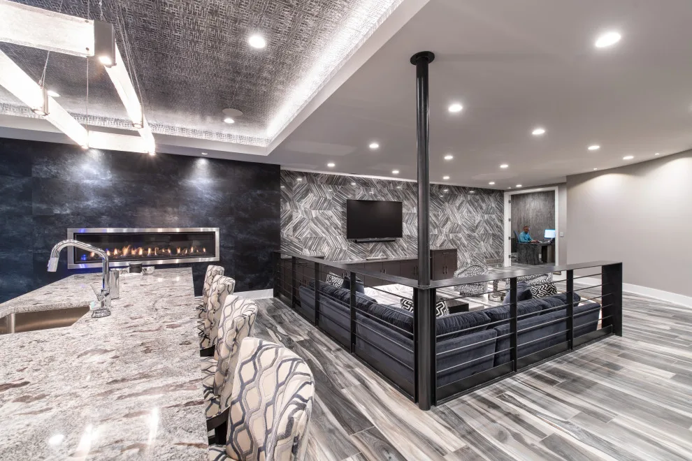 Vibrant and Unique Basement Renovation by Bloomfield Custom Homes - Photo 8