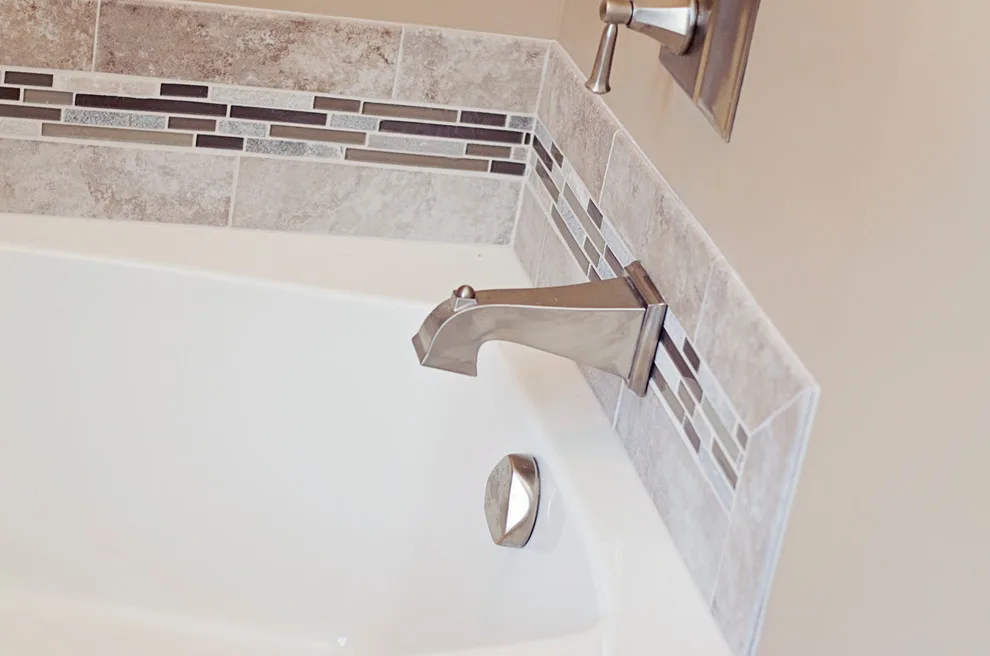 Contemporary Tiled Shower/Bathtub by Cornerstone Builders Of Terre Haute, Inc. - Photo 5