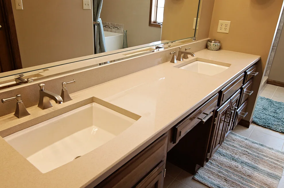 Contemporary Tiled Shower/Bathtub by Cornerstone Builders Of Terre Haute, Inc. - Photo 9